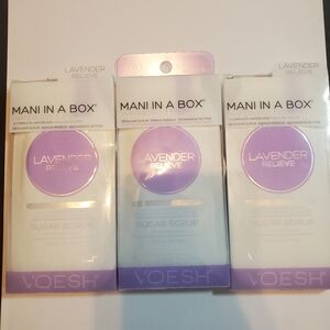 Voesh Lavender Mani in a Box 3 Sets